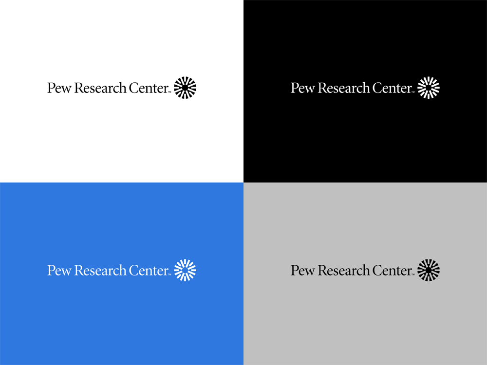 皮尤研究中心新logo深圳企业画册设计国外Vi设计欣赏